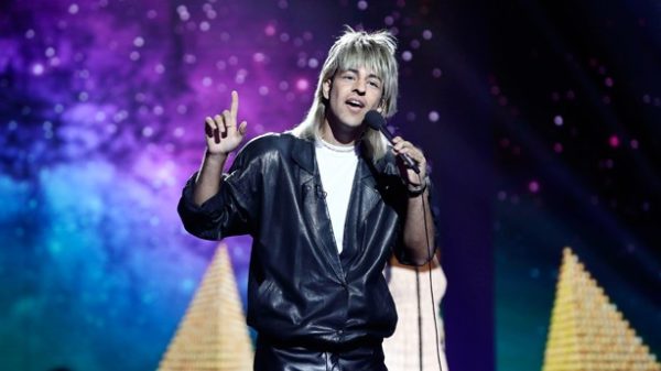 Agoney bordó "La historia interminable" en Tu cara me suena. (Foto: Antena 3)