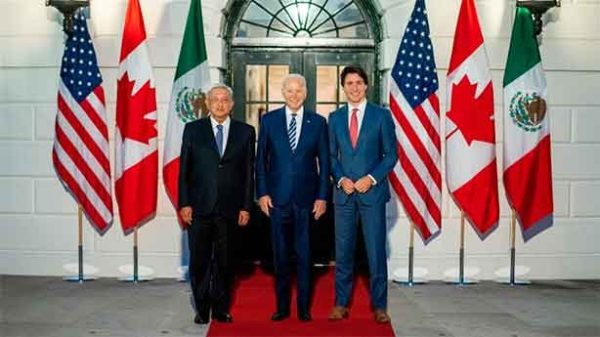Biden ha recuperado con éxito la cumbre de los tres amigos. (Foto: @POTUS)