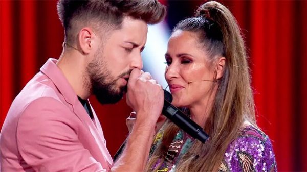Malú y Jesús protagonizaron el momento más emotivo de la noche. (Foto: Antena 3)