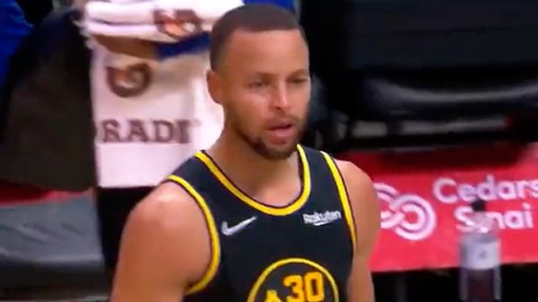 Stephen Curry tuvo otro día muy inspirado. (Foto: @warriors)