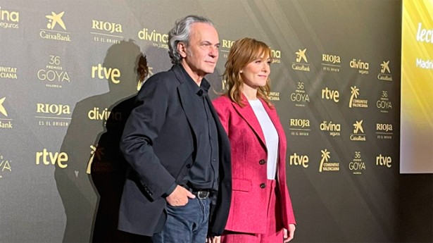 Nathalie Pozas y José Coronado hicieron la lectura de los nominados. (Foto: @PremiosGoya)