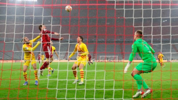 Thomas Müller le ha marcado ocho goles al FC Barcelona. (@ChampionsLeague)