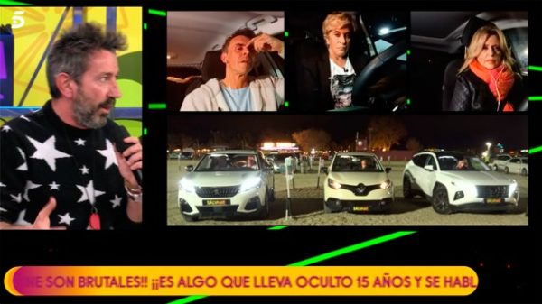Valldeperas explicando lo de los contenedores de Rocío Jurado. (Foto: Telecinco)