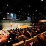 Rajoy en el evento de presentación de su último libro. (Foto: @MarianoRajoy)
