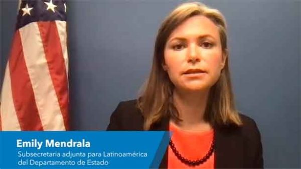 La subsecretaria de Estado
