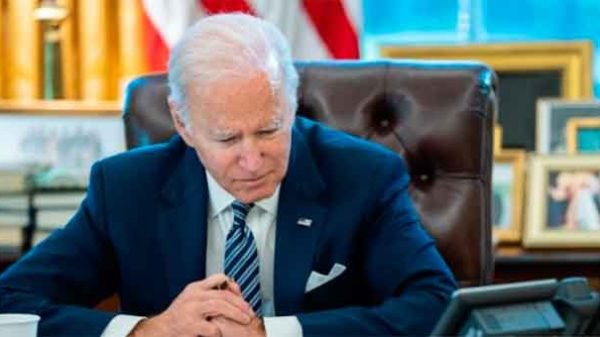 Biden culminó su semana de cumbres virtuales con el canciller de Alemania. (Foto: @POTUS)