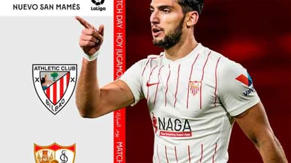 Gran prueba en San Mamés. (Foto: @SevillaCF)
