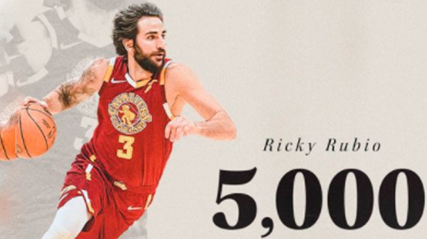 Nuevo récord de Ricky. Y de los díficilísimos de lograr. (Foto: @cavs)