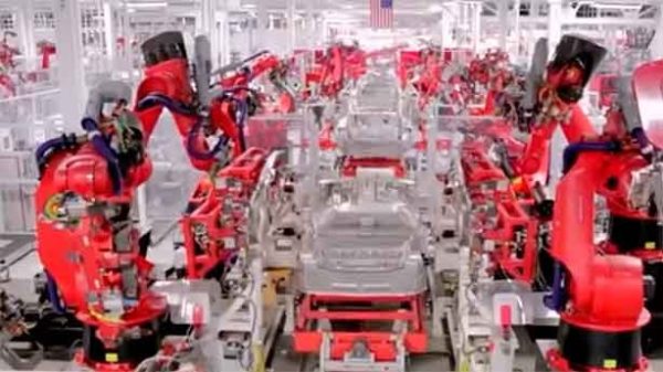 La planta de fabricación de los automóviles Tesla. (Foto: