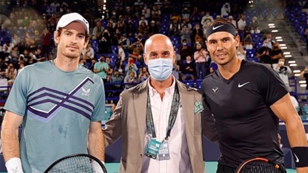 Nadal cayó ante Murray en Abu Dhabi. ( Foto: Mubadala World Tennis Championship)