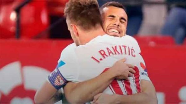 Un Atlético de Madrid herido por el Sevilla. (Foto: @LaLiga)