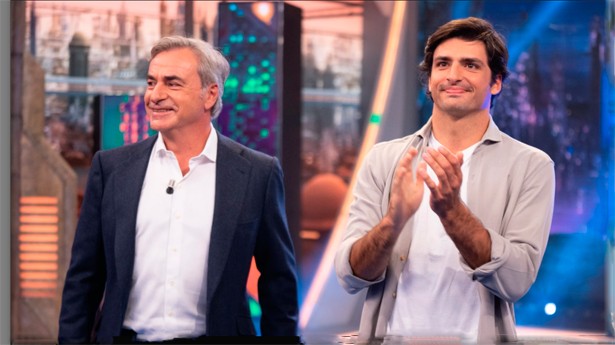 Carlos Sainz padre y Carlos Sainz hijo han visitado "El Hormiguero 3.0" para presentar "Sainz: vivir para competir". (Foto: Antena 3)