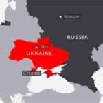 Alemania ha confirmado nuevos envíos de tropas de Rusia junto a la frontera con Ucrania. (Mapa: BBC)