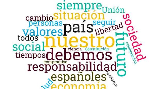 Las palabras claves del Rey. (Imagen: @CasaReal)