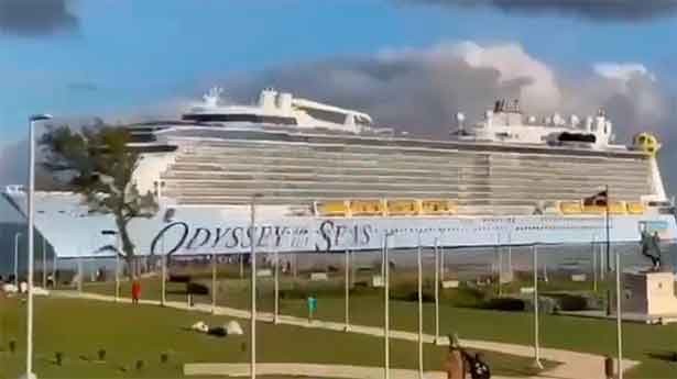 La llegada a Puerto Plata de uno de los cruceros más grandes del mundo