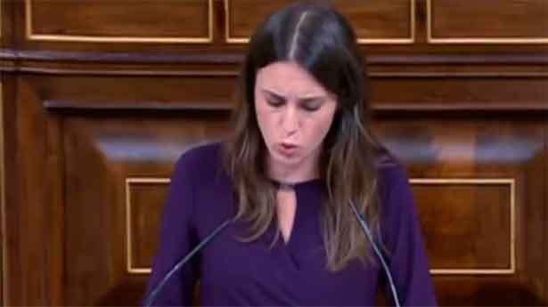 La ministra deIgualdad