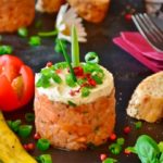 Tartar de salmón
