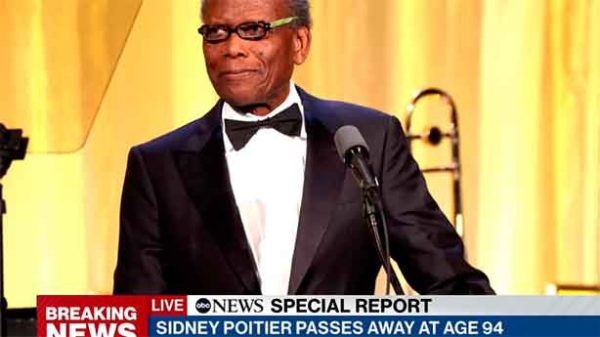 Muere a los 94 años Sidney Poitier. (Foto: ABC news)