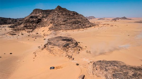 El Dakar desde el aire