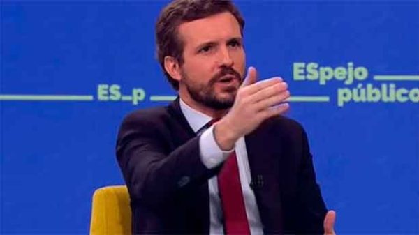 Pablo Casado en Espejo Público. (Foto: Antena 3)