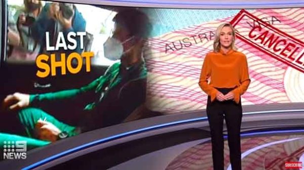 Australia insiste en que puede alentar a los antivacunas. (Foto: 9 News Australia)