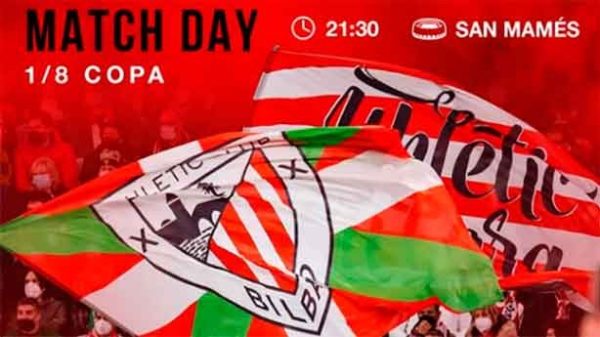 Un gran duelo de la Copa del Rey en San Mamés. (Foto: @AthleticClub)