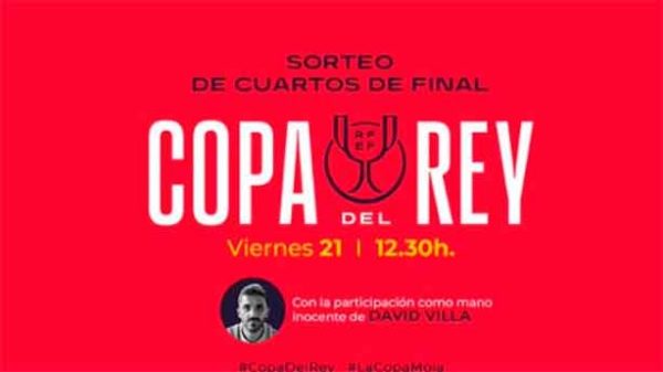 El sorteo de cuartos de final. (Foto: @RFEF)