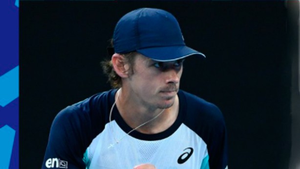 Alex de Miñaur acabó con el sueño de Andújar. (Foto: @AustralianOpen)