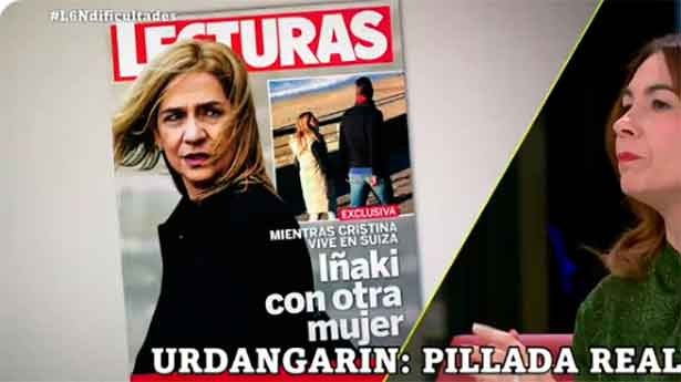 El peor momento para Cristina de Borbón. (Foto: La Sexta)