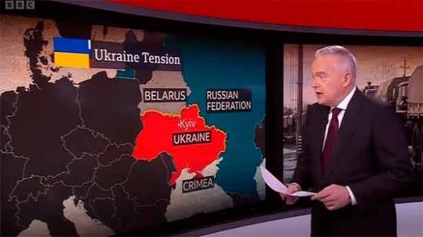 La crisis de Ucrania ha hundido a los mercados. (Foto: BBC)