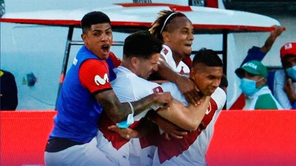 Perú sufrió gran parte del partido