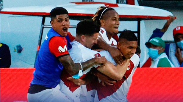 Perú sufrió gran parte del partido