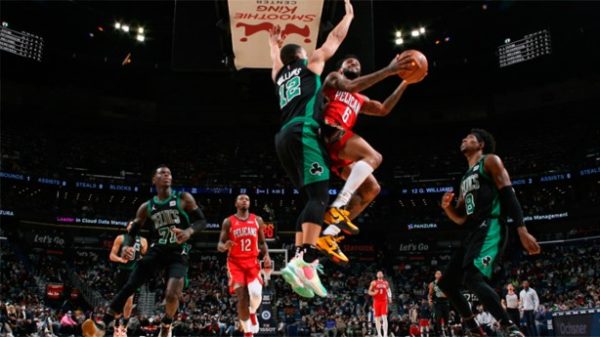 New Orleans Pelicans han caídoante Boston Celtics. (Foto: @pelicans)