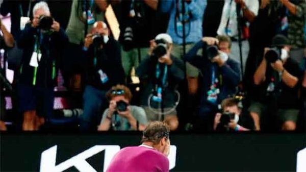 Lágrimas de emoción y profundo agradecimiento a la vida. (Foto: AustralianOpen)