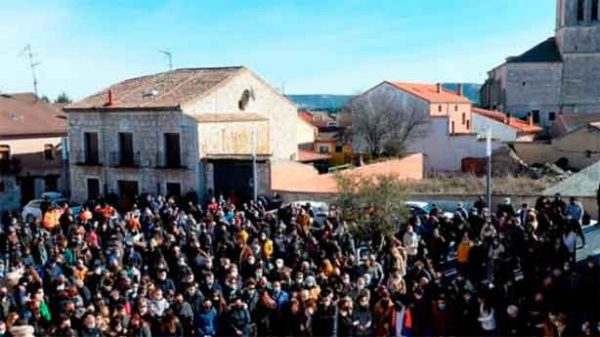 Profundo dolor en Traspinedo. (Foto; Antena 3)
