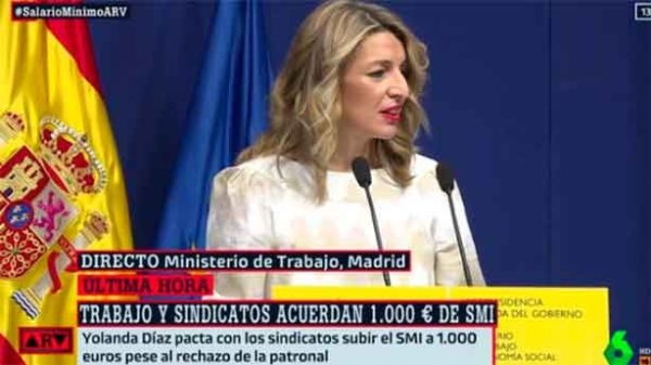 Yolanda Díaz bajo la vorágine de las tensiones en Unidas Podemos. (Foto: La Sexta)