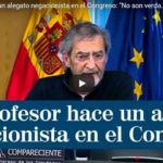 La polémica intervención en el Congreso del profesor Laporte. (Captura : ElMundoTV)
