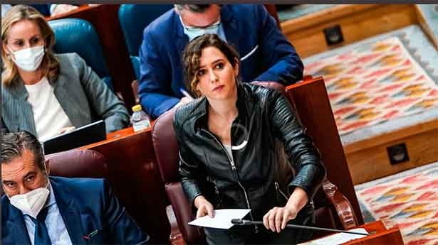 Isabel Díaz Ayuso en la Asamblea de Madrid. (Foto: CdeM/AdeM)