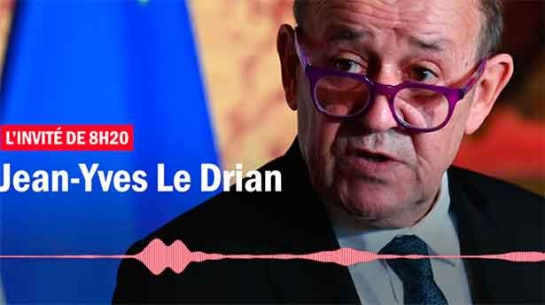 Jean-Yves Le Drian ha lanzado la gran alerta. (Foto: France Inter)