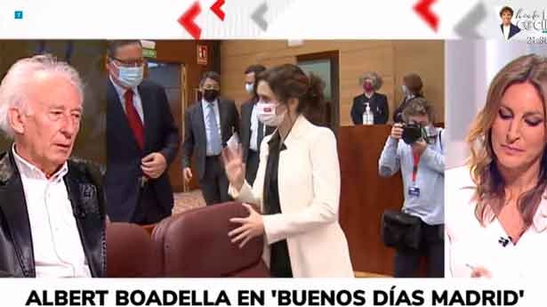 Lúcido análisis deAlbert Boadella Oncins. (Foto: Telemadrid)