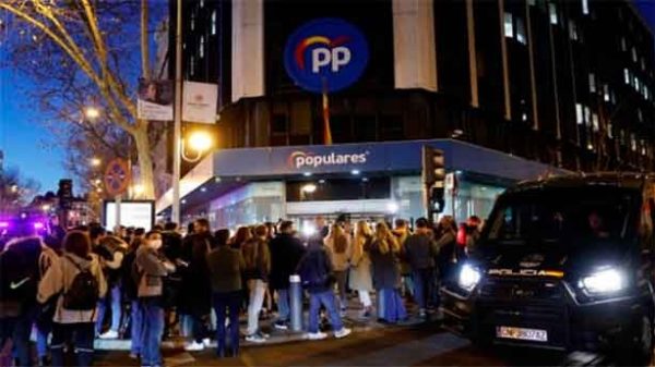 Un clamor para la dimisión inmediata de Teodoro García Egea. (Foto; Telemadrid(