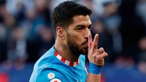 Un gol para enmarcar de Luis Suárez. (Foto: @LaLiga)