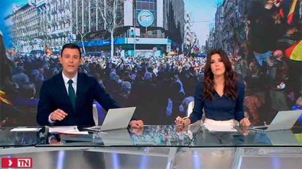 El golpe contra Ayuso ha levantado indignación en el PP. (Foto: TeleMadrid)