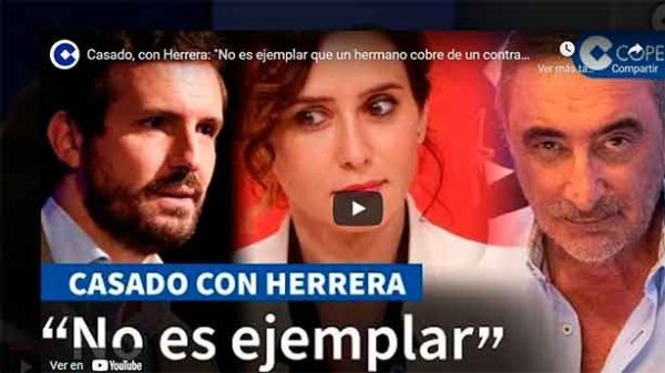 Casado se puso la soga al cuello en su entrevista con Herrera. (Imagen: Cadena COPE)