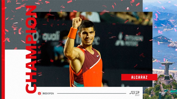 Alcaraz se coronó en Río tras vencer a Schwartzman. (Foto: @atptour)