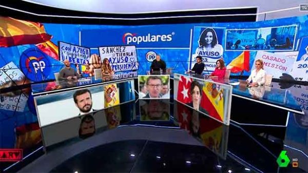 Casado ha abierto en el PP la peor crisis desde su fundación. (Foto; La Sexta)