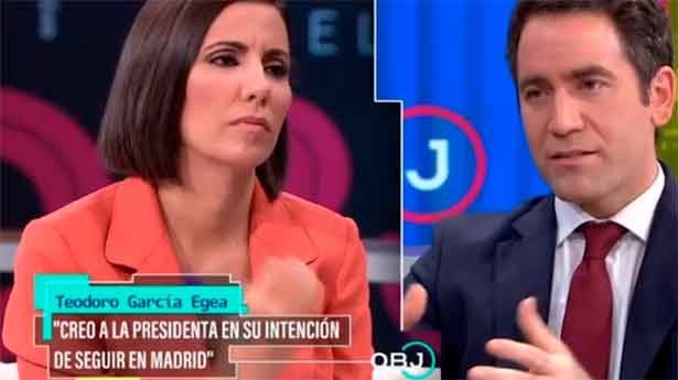 Egea en el plató con Ana Pastor. (Foto: La Sexta)