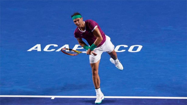 Rafa Nadal se siente liberado tras meses de sufrimiento. (Foto: @AbiertoTelcel)