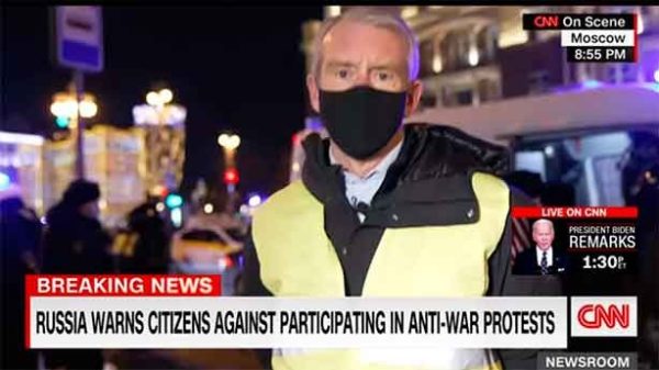 Importantes marchas en más de cuarenta ciudades de Rusia. (Foto: CNN)