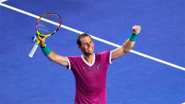 Nadal se clasifica para su quinta final en Acapulco.